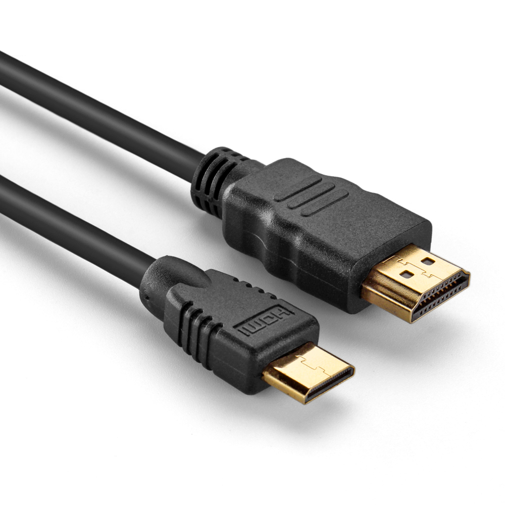 Mini HDMI (Type C) to HDMI (Type A) Cable (15 Ft) Adapter – High Speed .