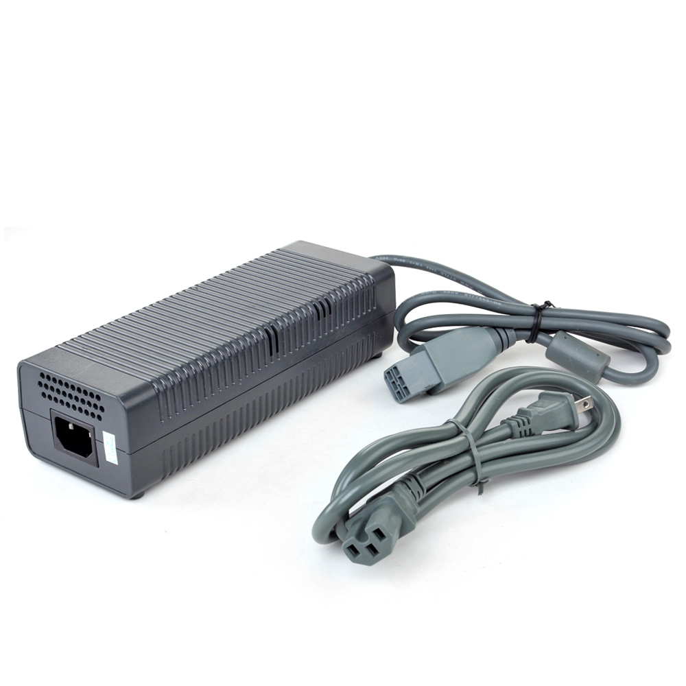 New SLIM AC Power Supply Brick Charger Adapter Cable Cord for Microsoft Xbox 360